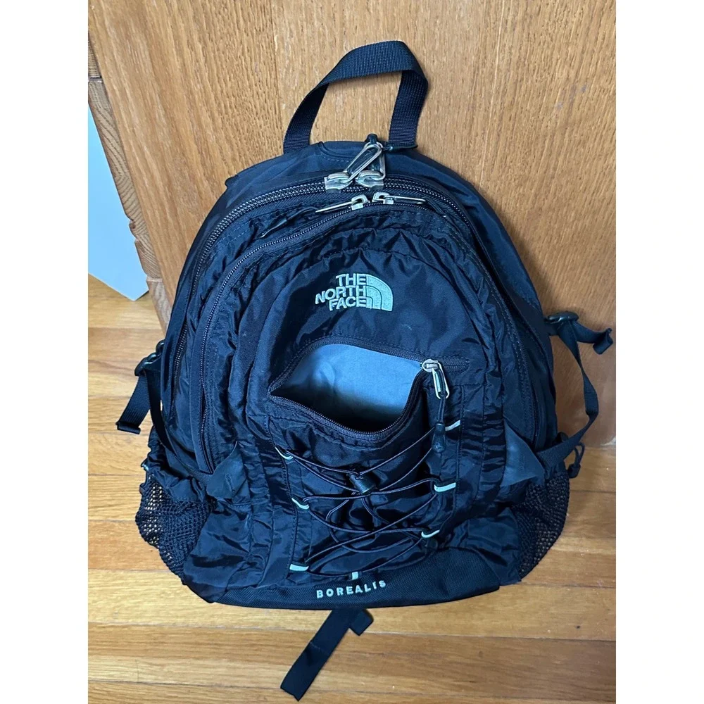 The North Face Borealis Backpack Black Hiking Travel School Bag RN 61661